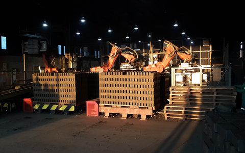 Clay brick setting pallets